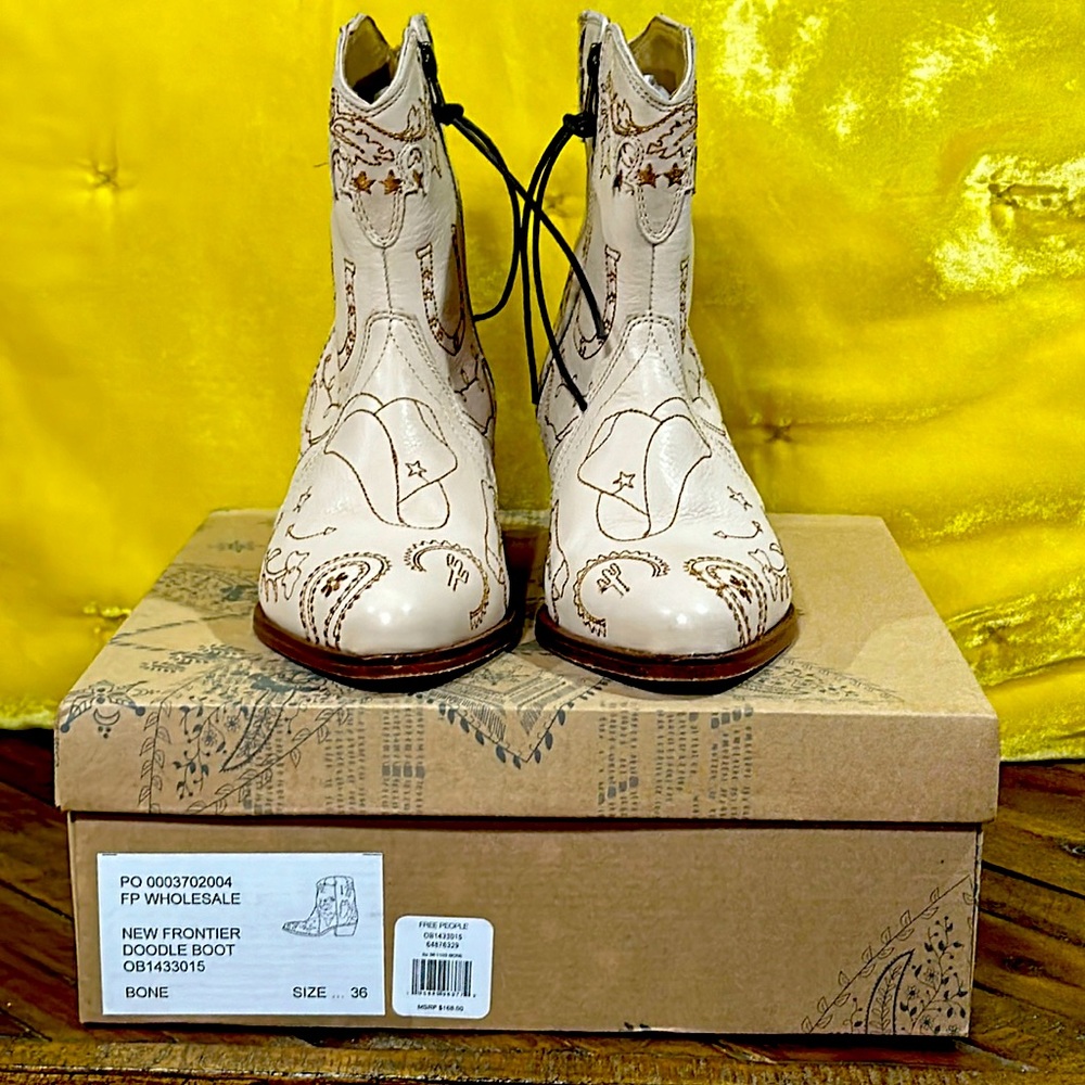 Rootin’ Tootin’ Free People Frontier Cowgirl booties.